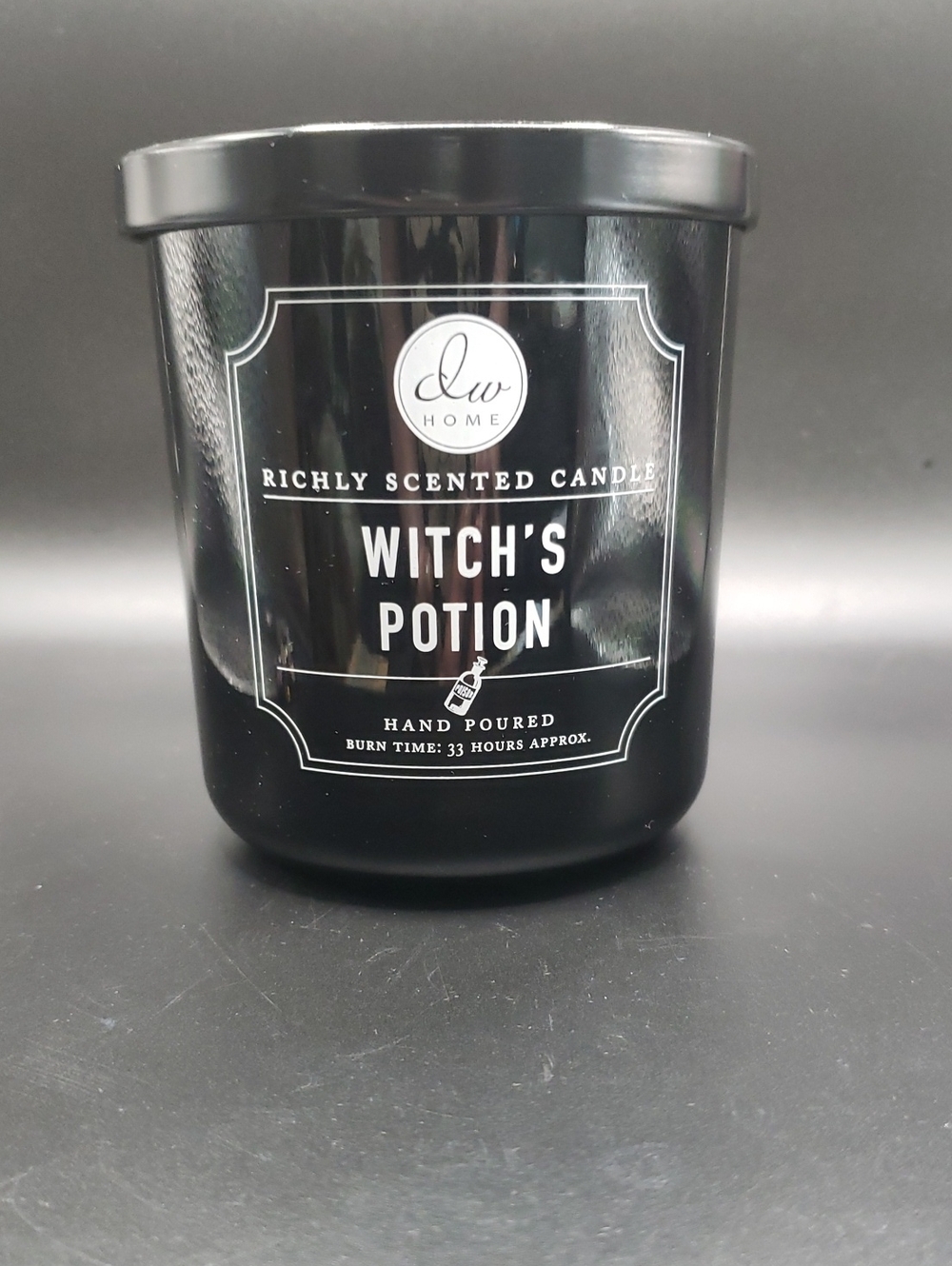DW Home "Witch's Potion" 33 Hour Black Jar Candle